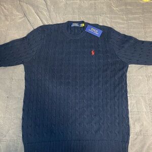 New Polo by Ralph Lauren Men's Navy Sweater